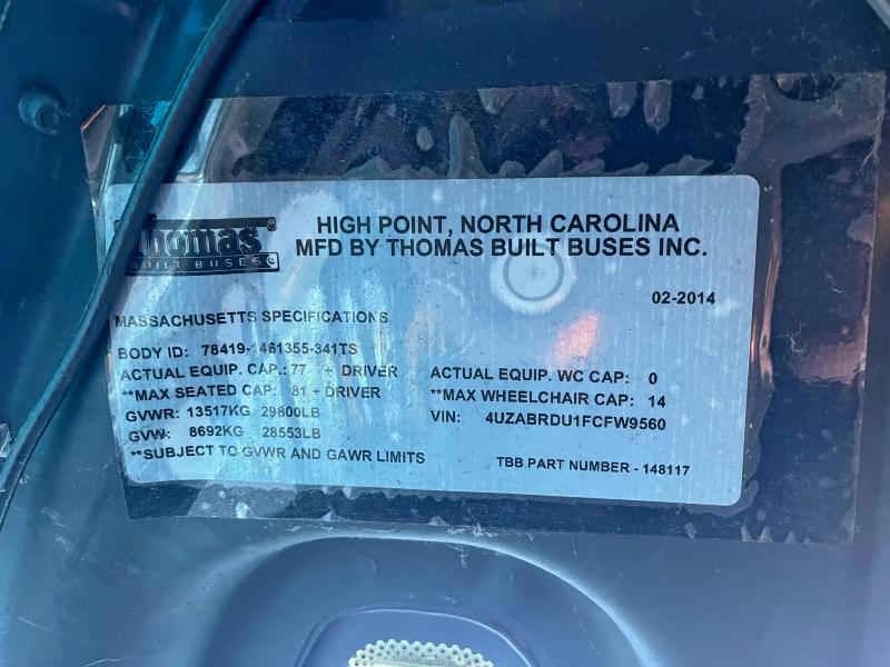 2015 FREIGHTLINER CHASSIS B2 #3315421365