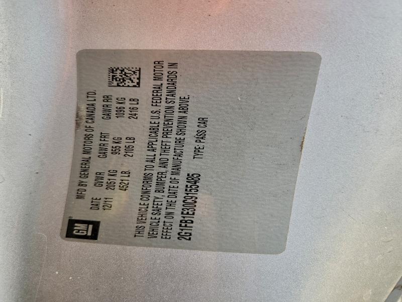 2012 CHEVROLET CAMARO LT #3308154181