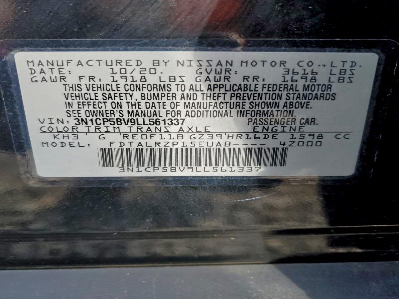 2020 NISSAN KICKS S #3317702066