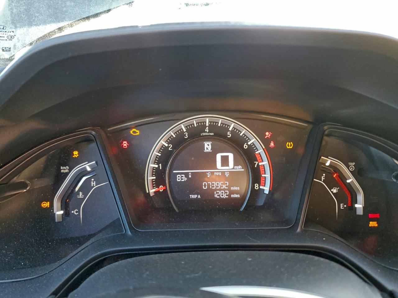 Lot #3317103009 2018 HONDA CIVIC LX