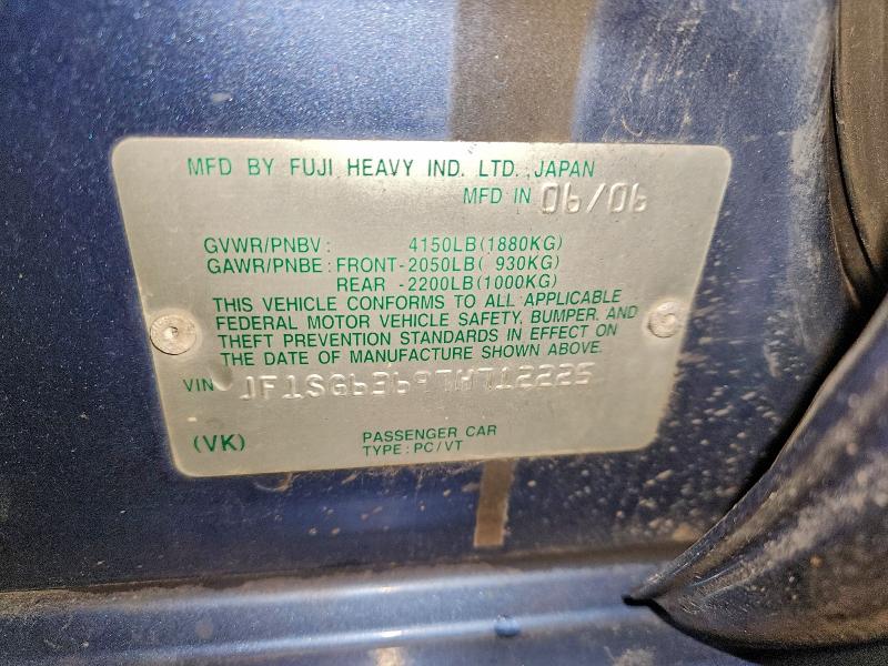 2007 SUBARU FORESTER 2 #3310579075