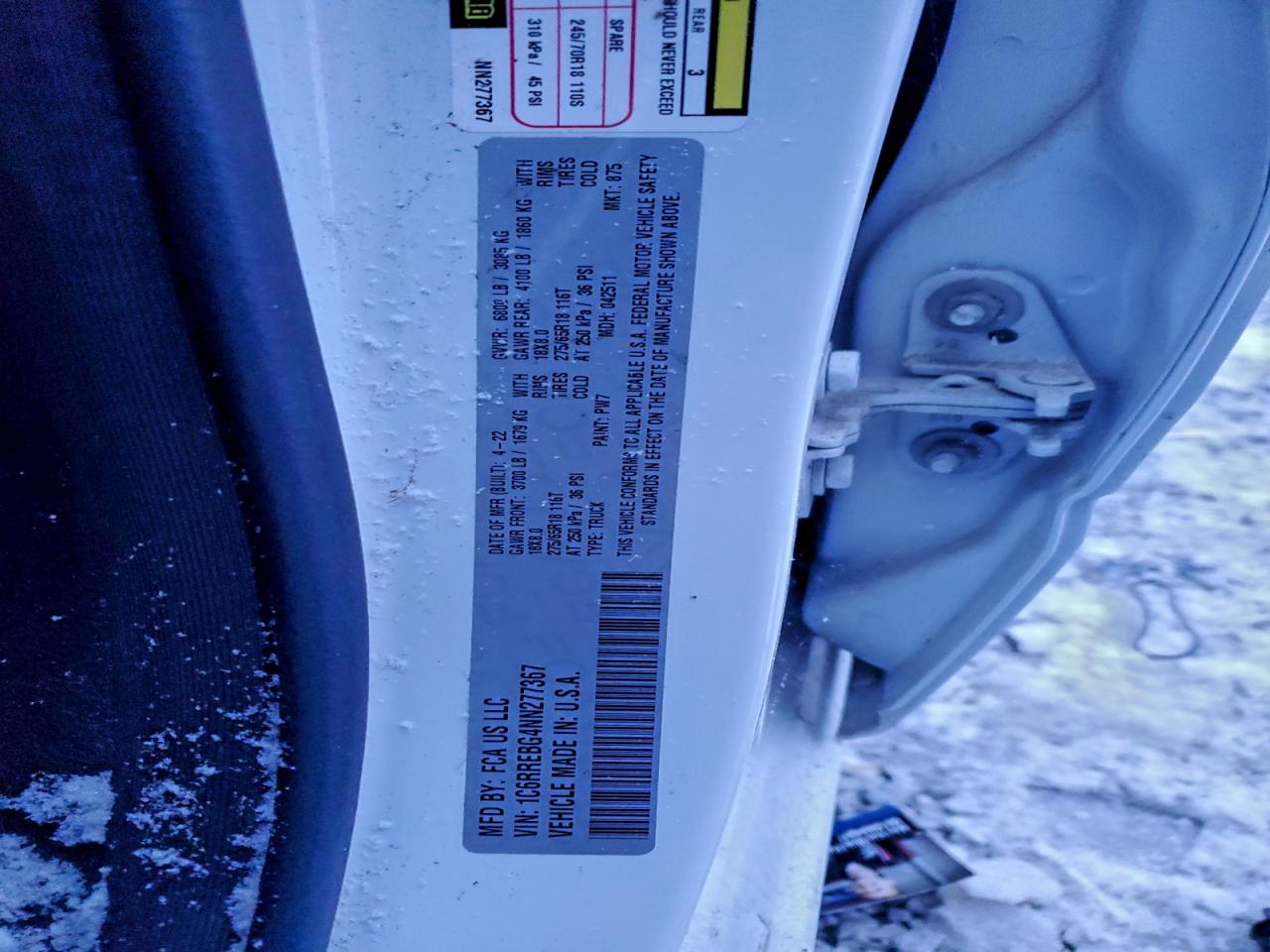 RAM 1500 BIG HORN/LONE STAR