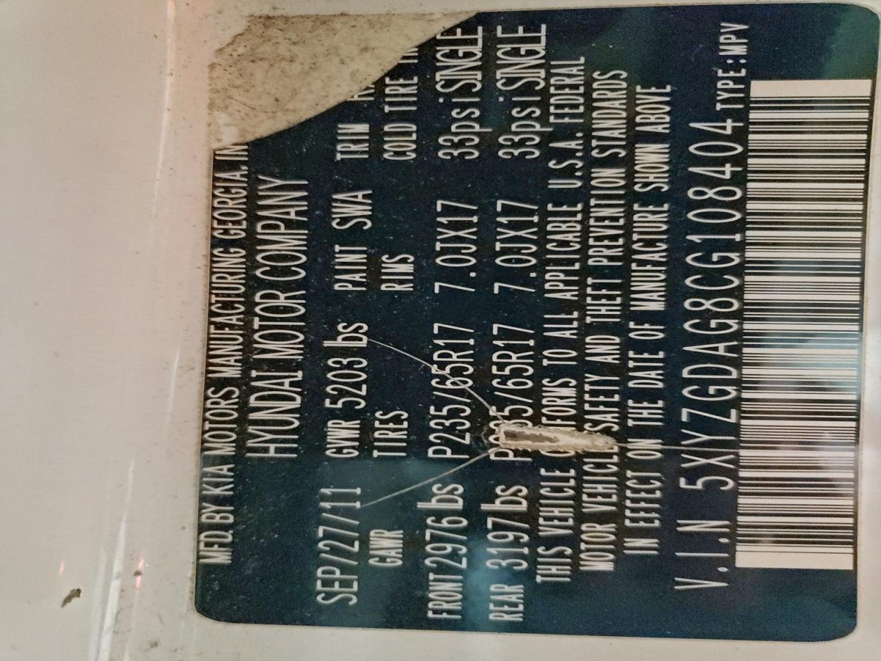 HYUNDAI SANTA FE GLS