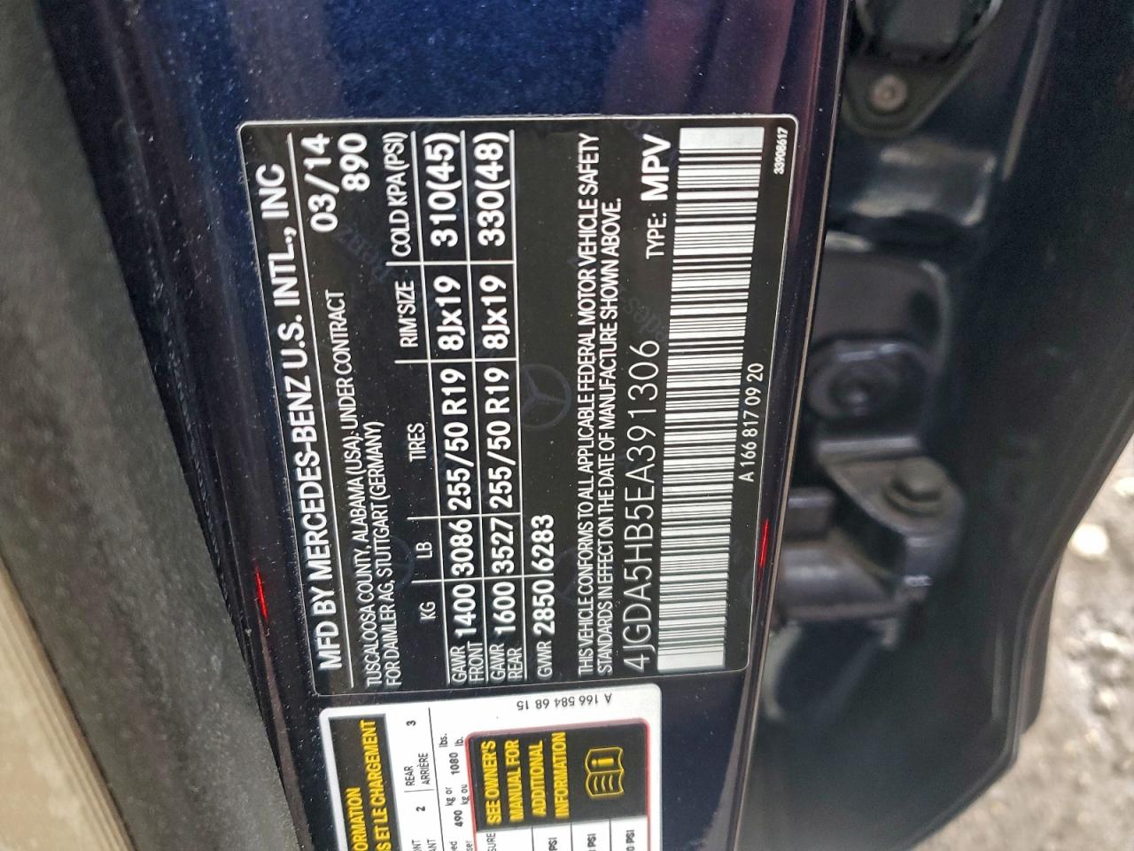 MERCEDES-BENZ M-CLASS 350 4MATIC