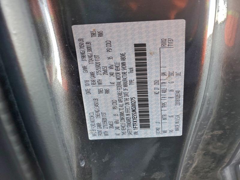 2018 FORD F150 SUPER #3309455004