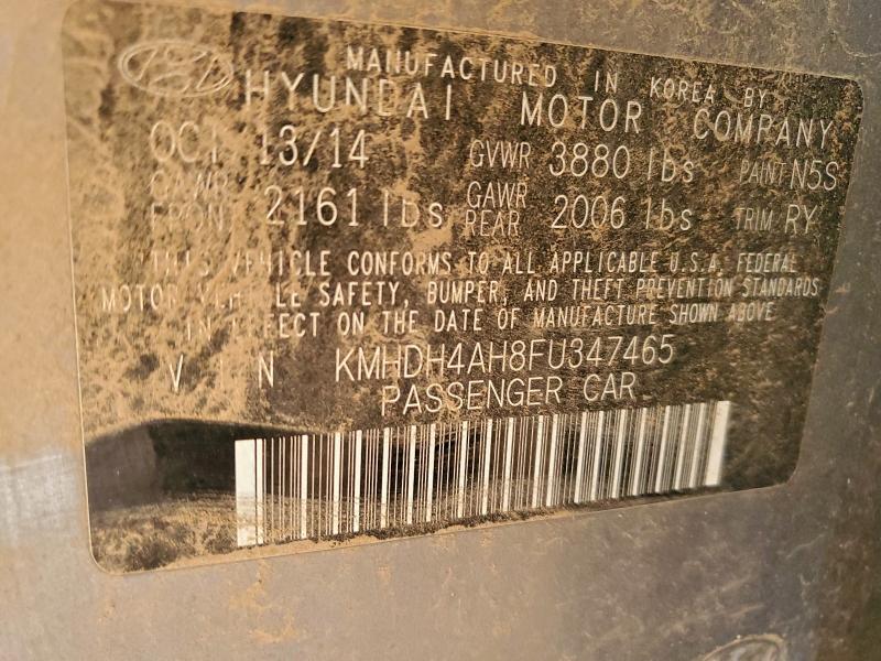 2015 HYUNDAI ELANTRA SE #3302684031