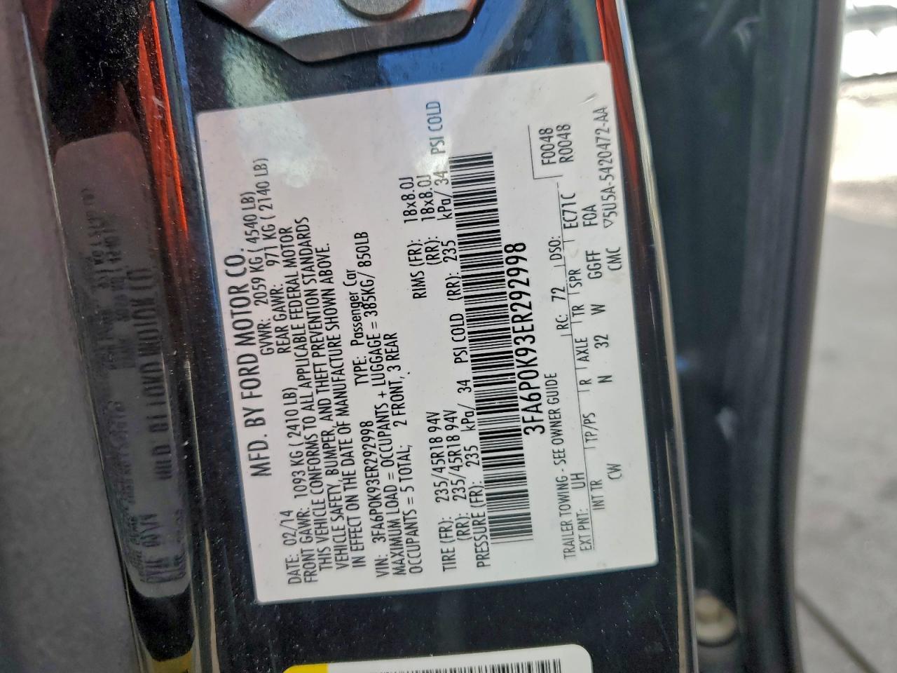 FORD FUSION TITANIUM