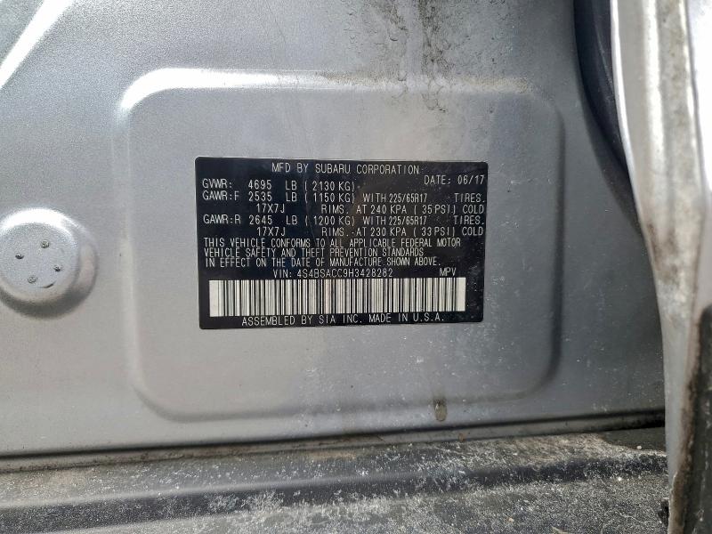 2017 SUBARU OUTBACK 2. #3304516463