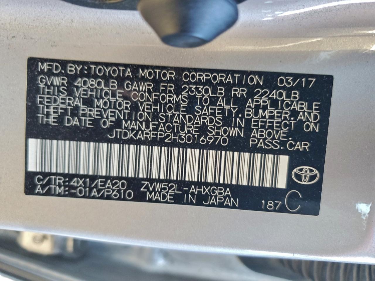 TOYOTA PRIUS PRIME PRIUS PRIM