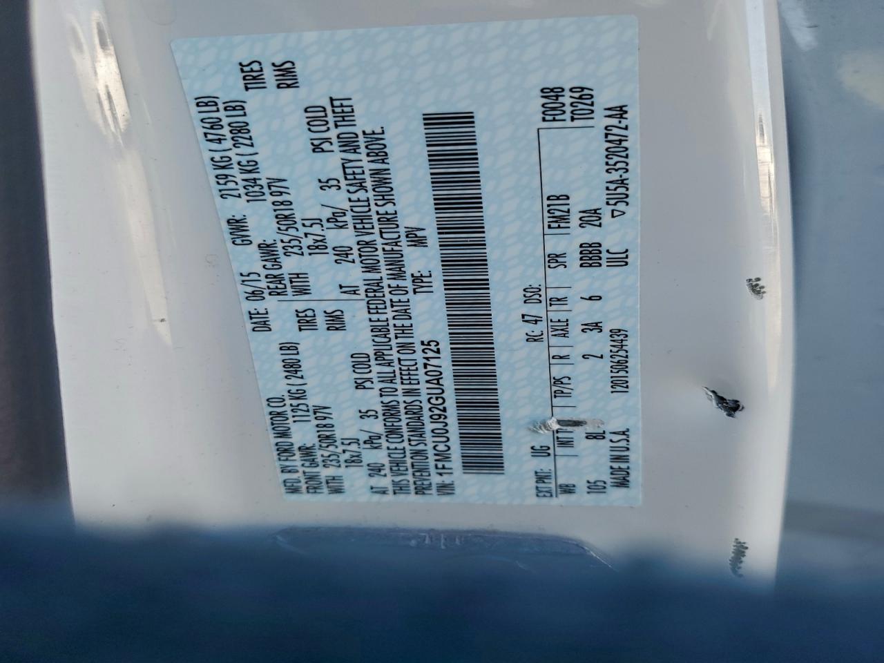 FORD ESCAPE TITANIUM