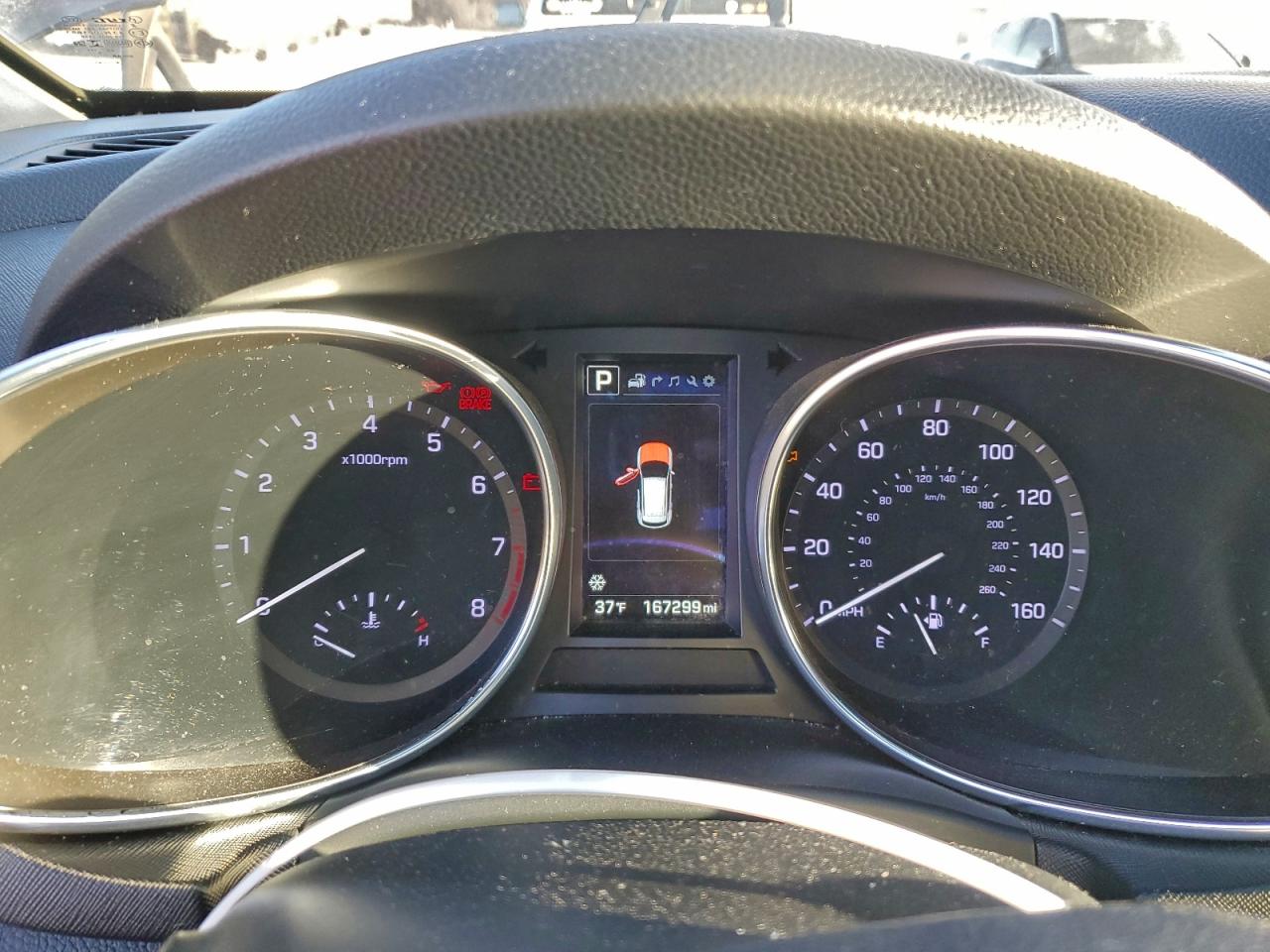 Lot #3315526357 2017 HYUNDAI SANTA FE S