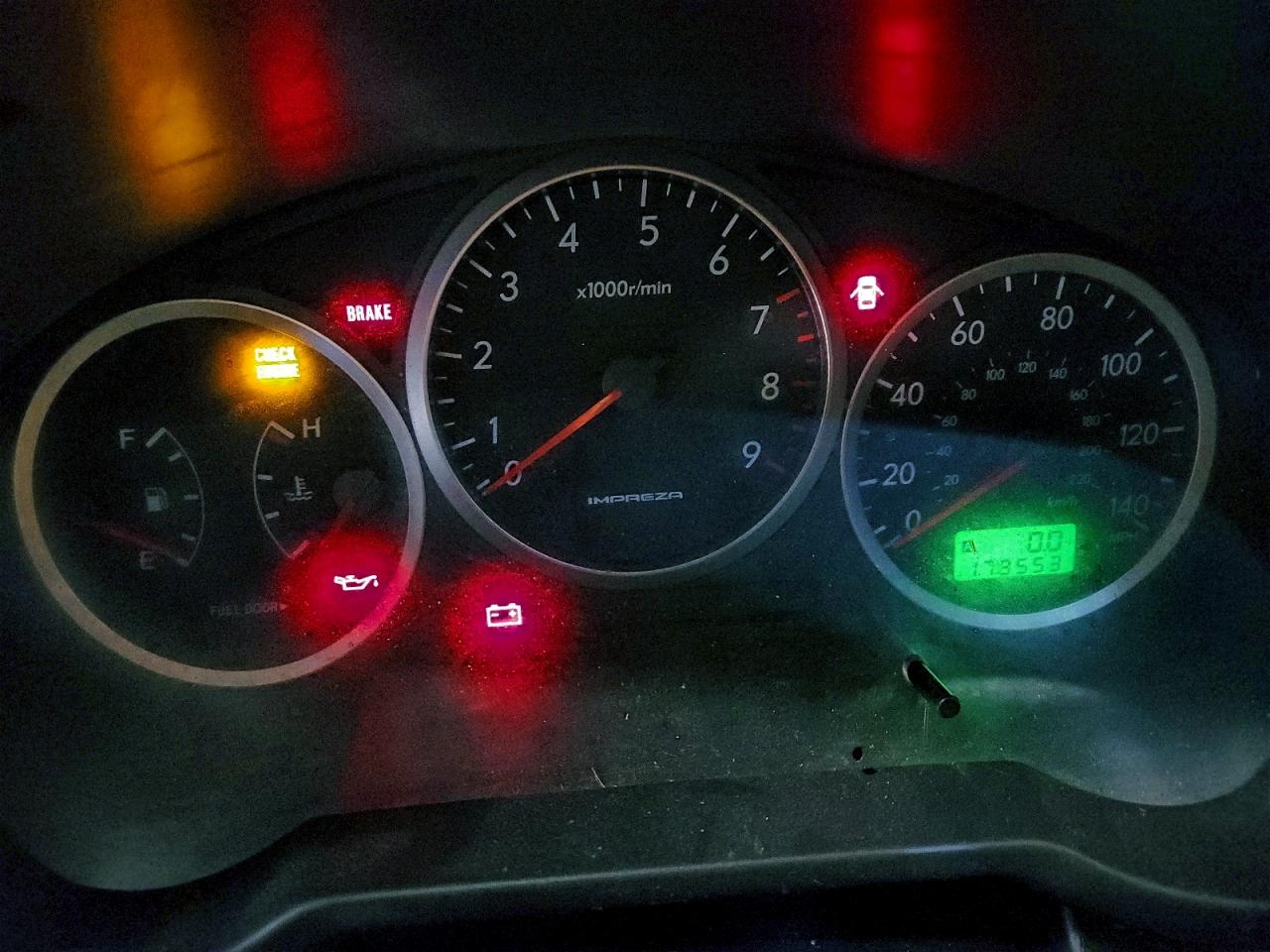 Lot #3312403122 2004 SUBARU IMPREZA WR