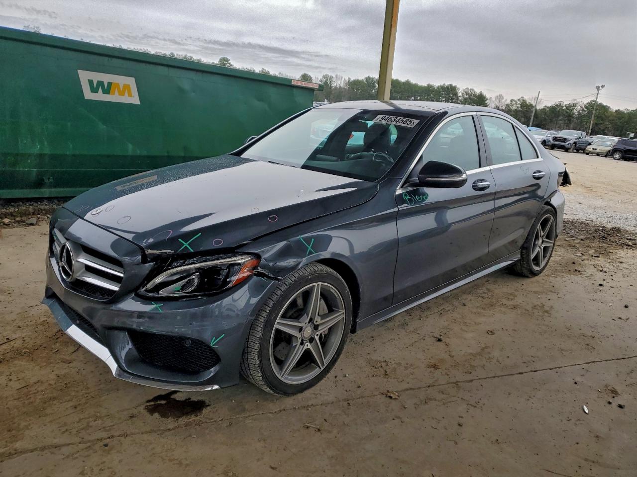 Lot #3311703219 2015 MERCEDES-BENZ C 300 4MAT