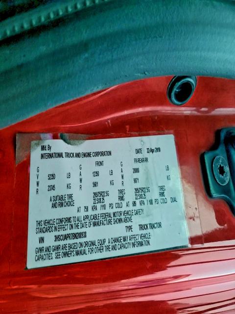 2011 INTERNATIONAL PROSTAR #3304770914