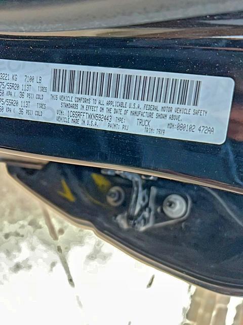 2019 RAM 1500 BIG H #3315554783