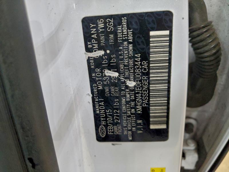 2015 HYUNDAI GENESIS 3. #3316991086