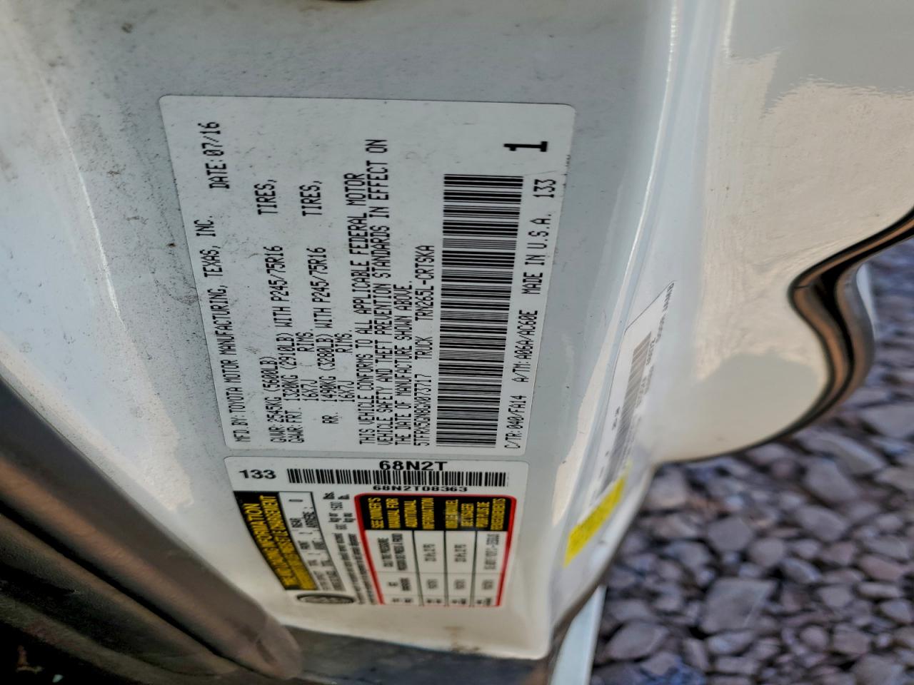 TOYOTA TACOMA ACCESS CAB