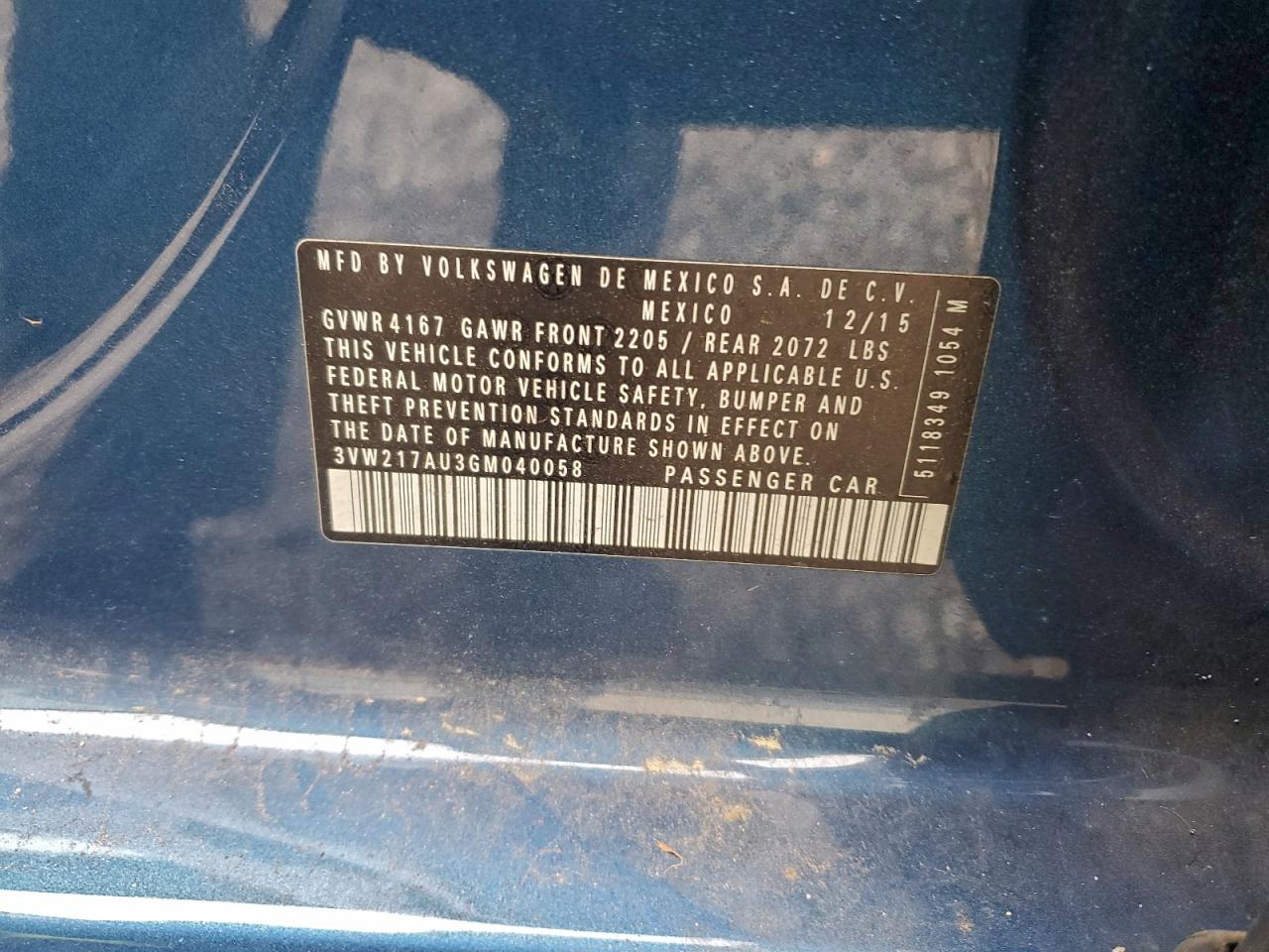 VOLKSWAGEN GOLF S/SE