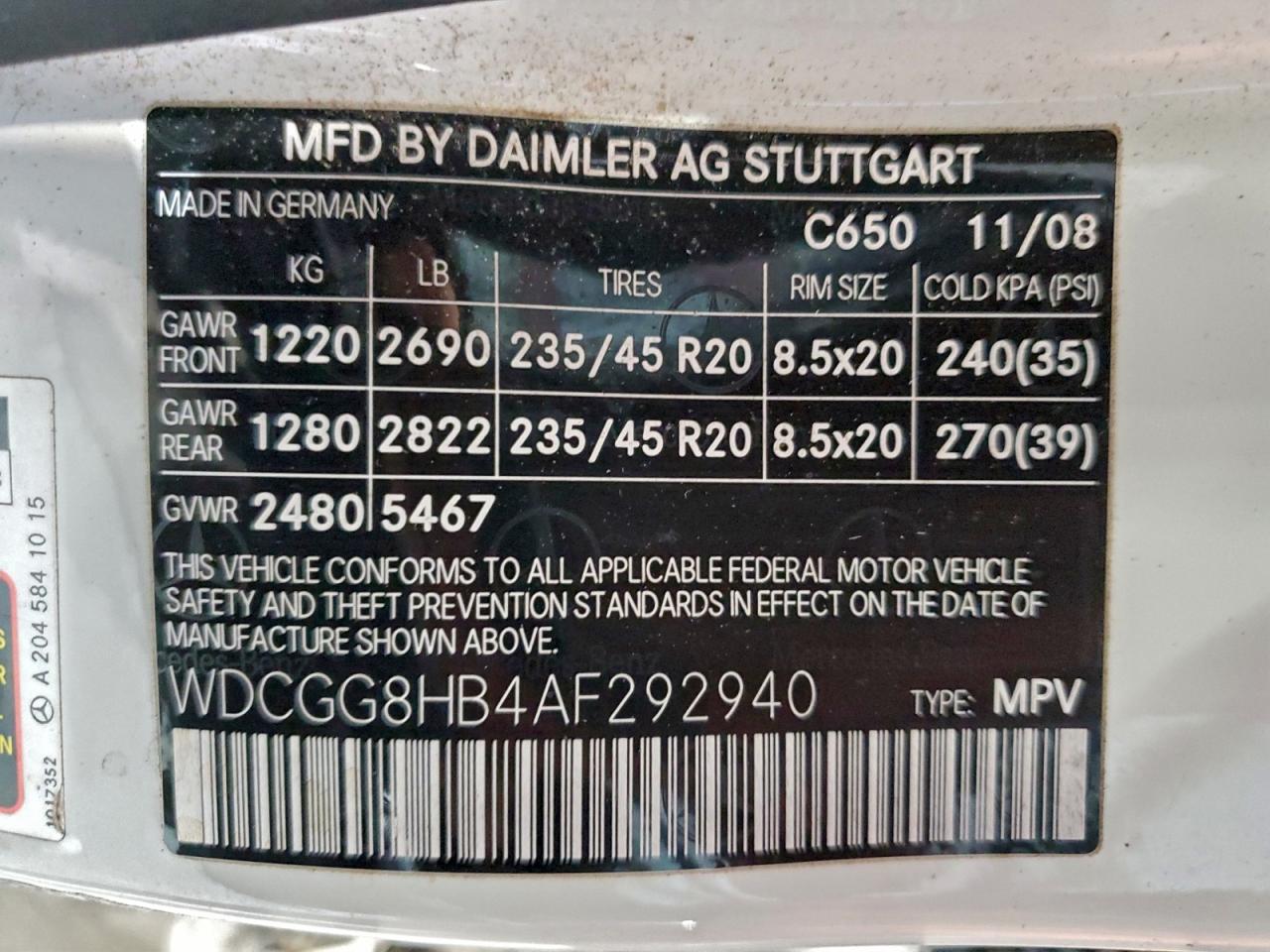 MERCEDES-BENZ GLK-CLASS 350 4MATIC