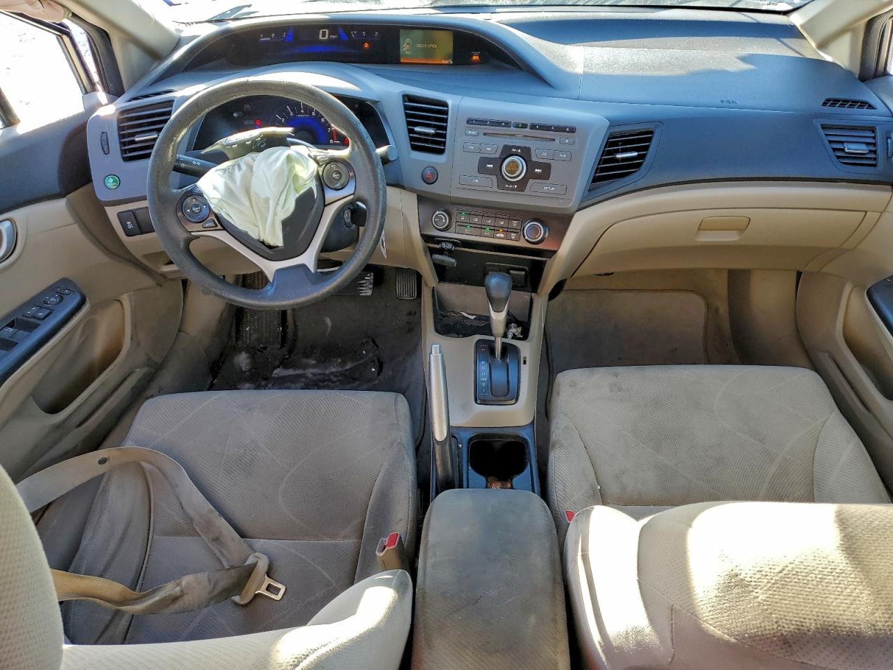 Lot #3317186145 2012 HONDA CIVIC LX