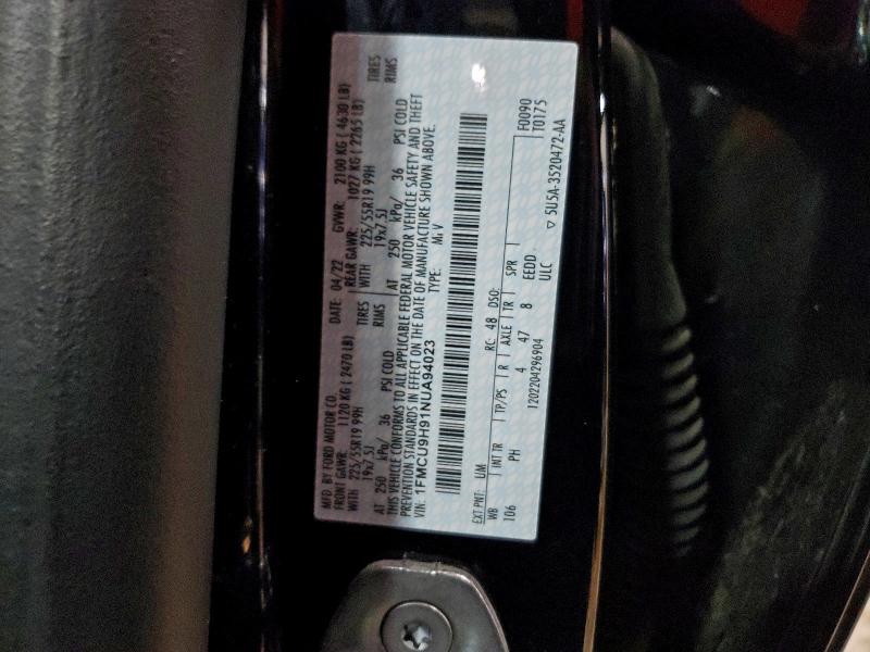 2022 FORD ESCAPE SEL #3312435630