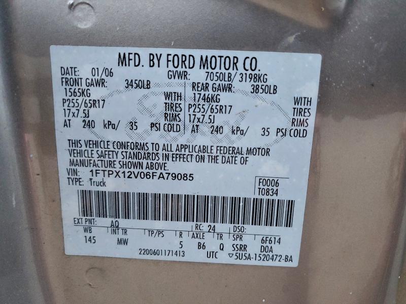 2006 FORD F150 #3309193619