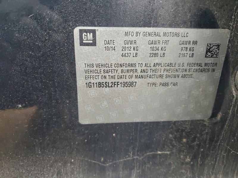 2015 CHEVROLET MALIBU LS #3316874067