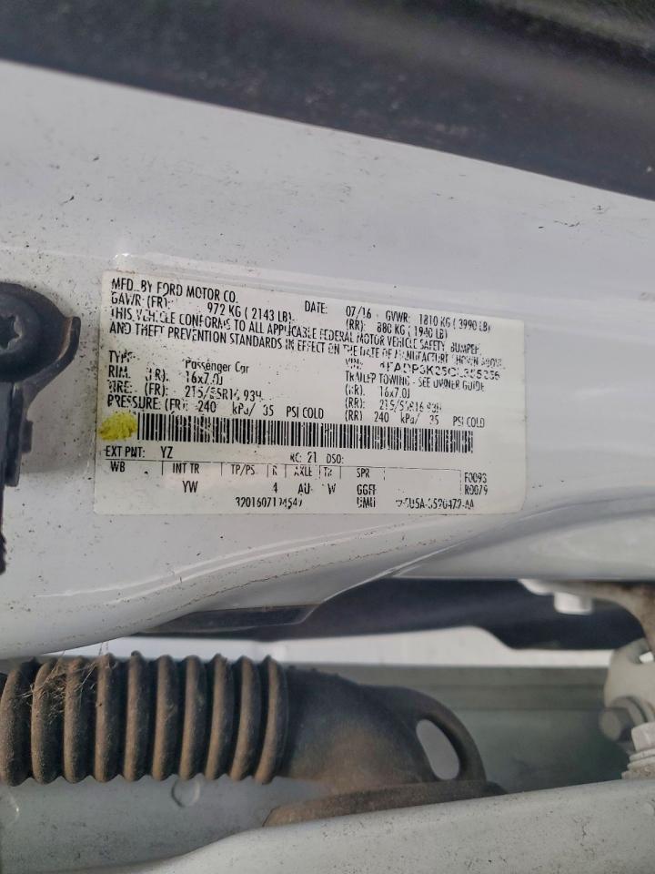 Lot #3302763353 2016 FORD FOCUS SE