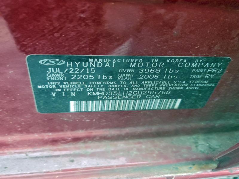 2016 HYUNDAI ELANTRA GT #3316727406