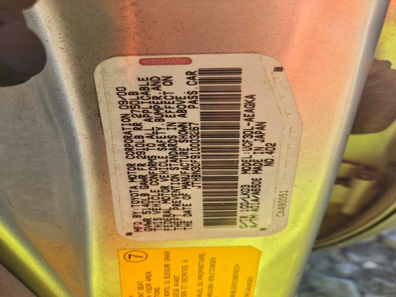 2001 LEXUS LS 430 #3312372772