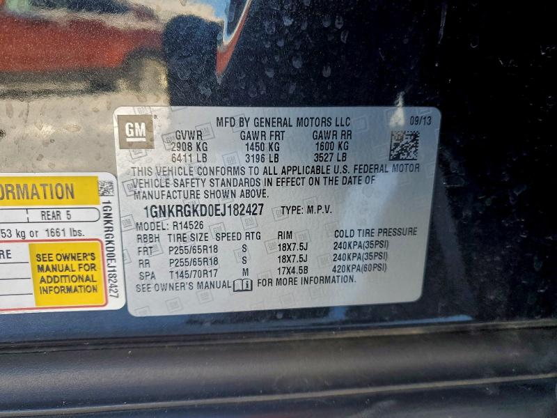 2014 CHEVROLET TRAVERSE L #3315819359