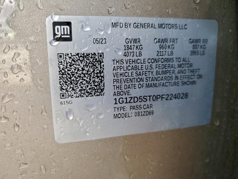 2023 CHEVROLET MALIBU LT #3315597773