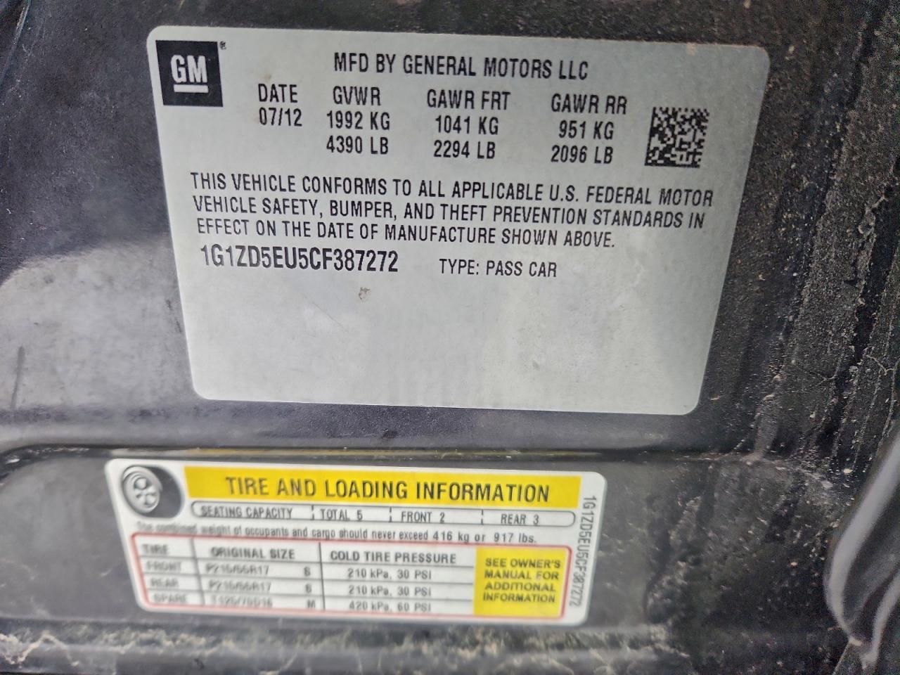 CHEVROLET MALIBU 2LT