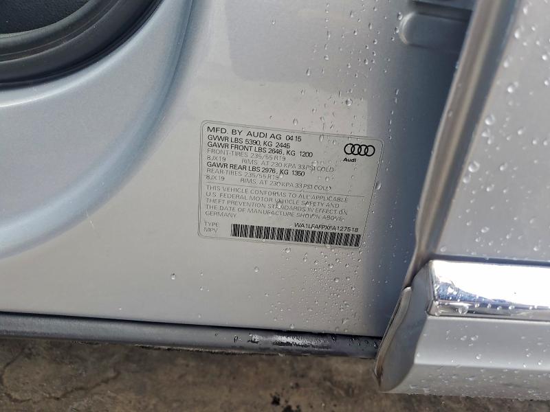 2015 AUDI Q5 PREMIUM #3305391312