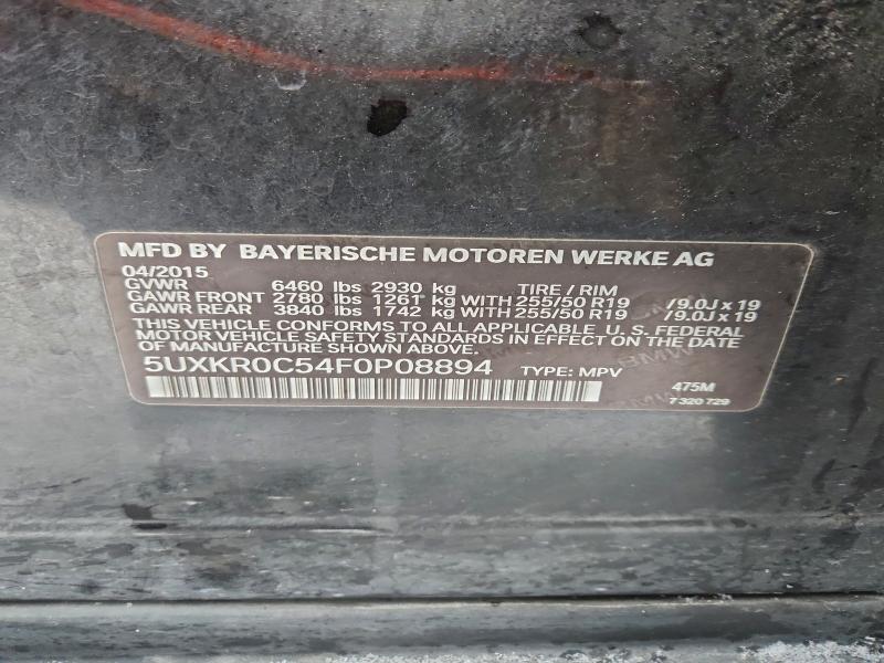 2015 BMW X5 XDRIVE3 #3305435457