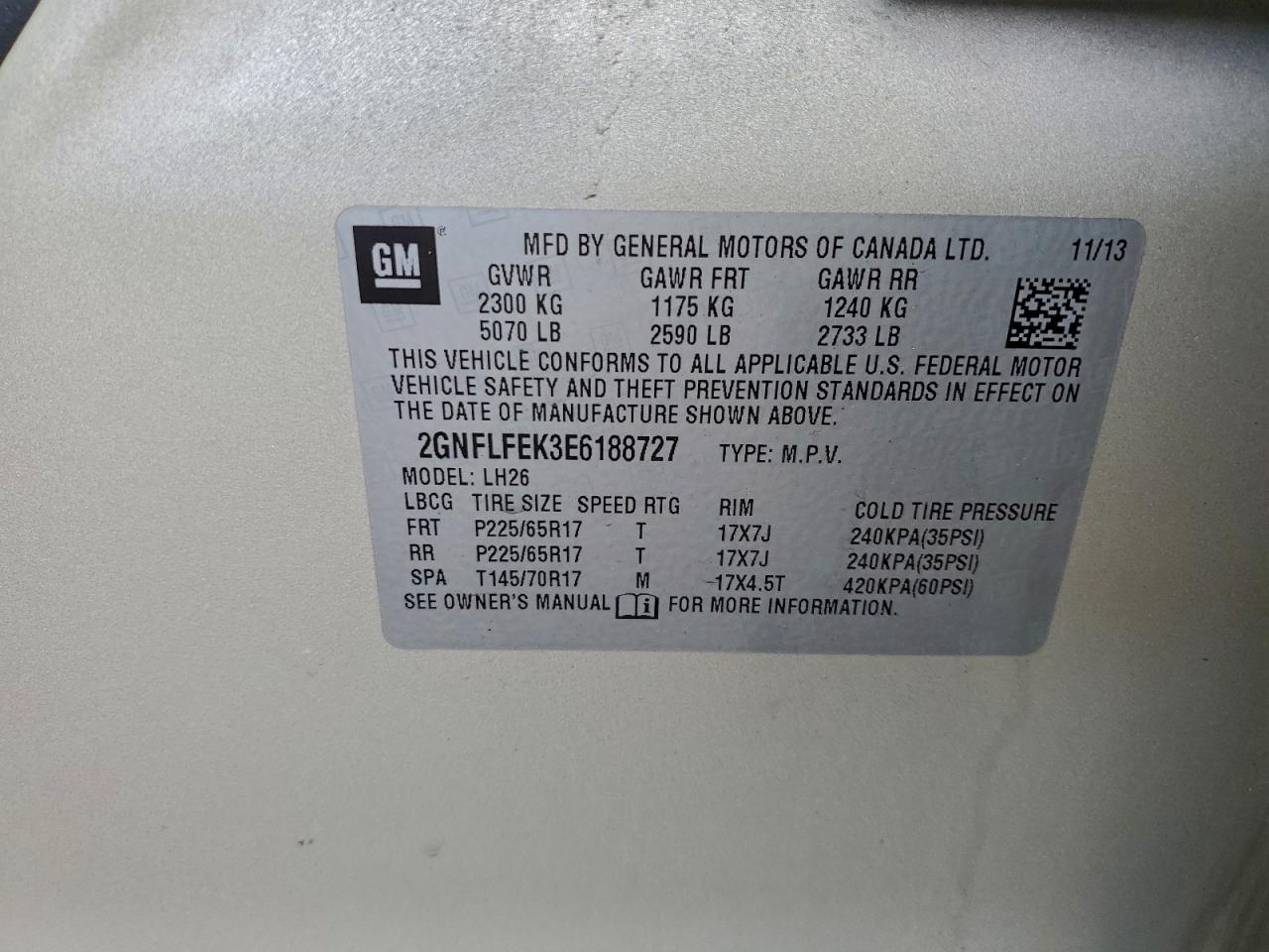 CHEVROLET EQUINOX LT