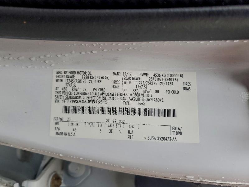 2018 FORD F250 SUPER #3303830467