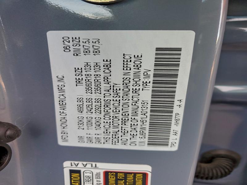 2020 HONDA CR-V EX #3301716446