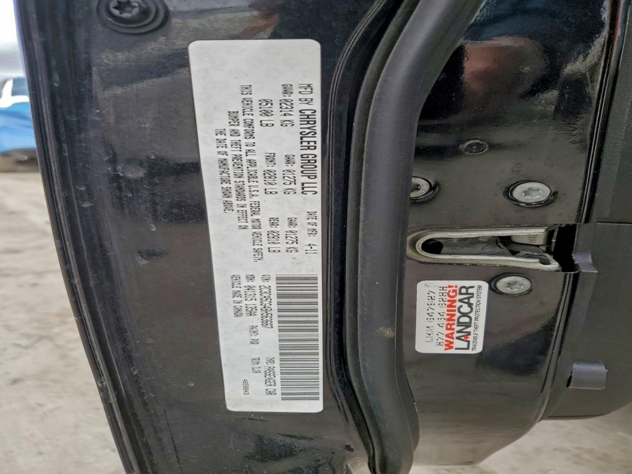 Lot #3318145380 2011 CHRYSLER 300 LIMITE