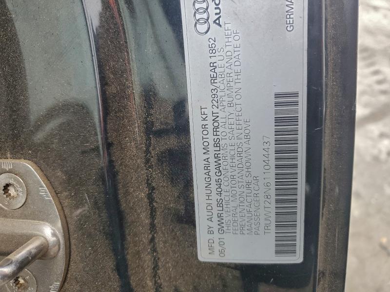 2001 AUDI TT QUATTRO #3312417660