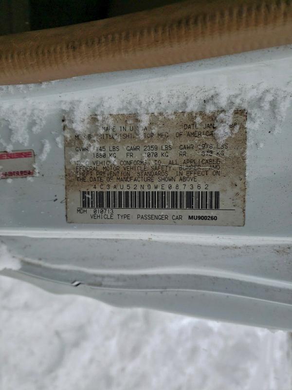 1998 CHRYSLER SEBRING LX #3312337776