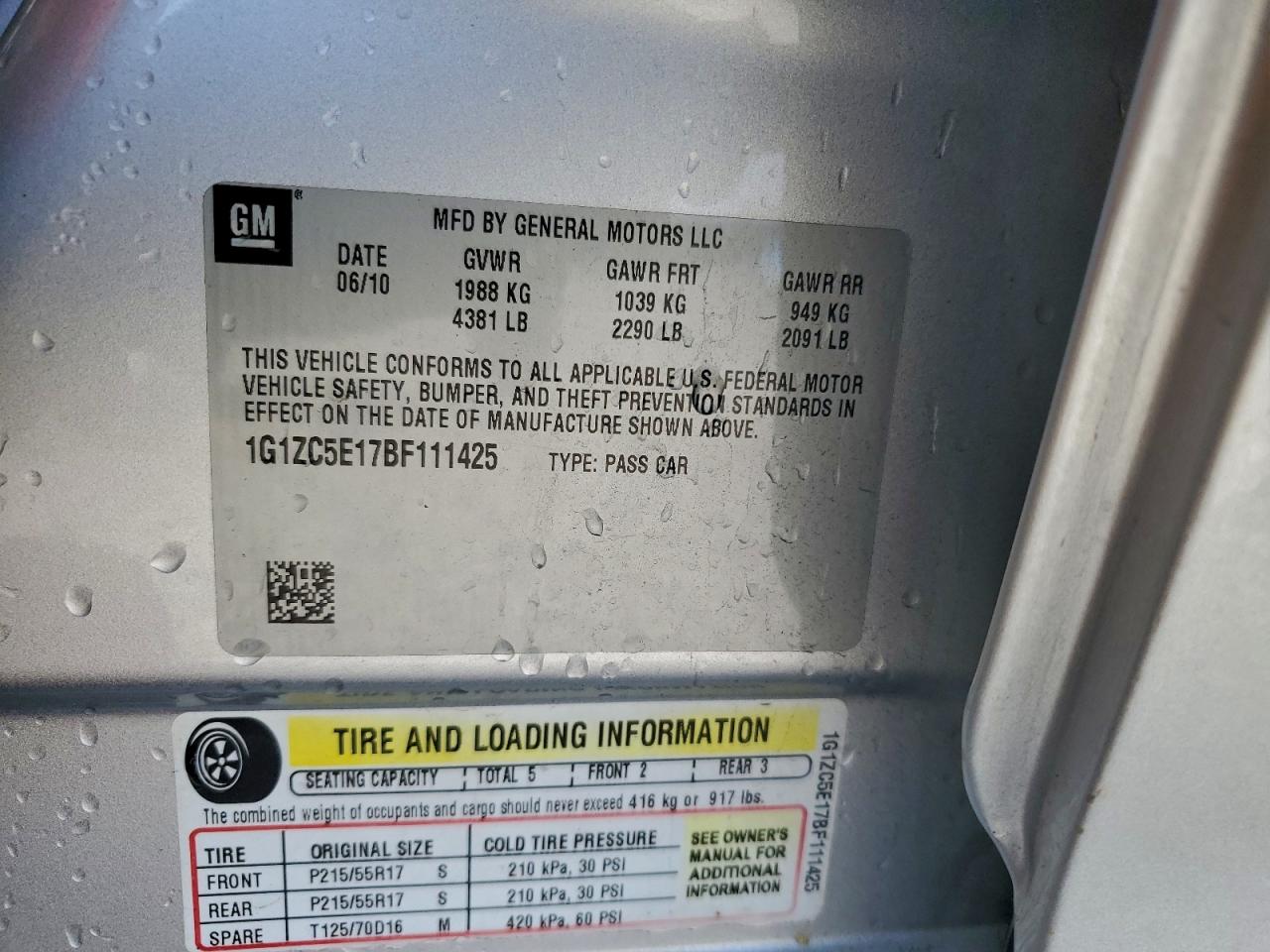 CHEVROLET MALIBU 1LT