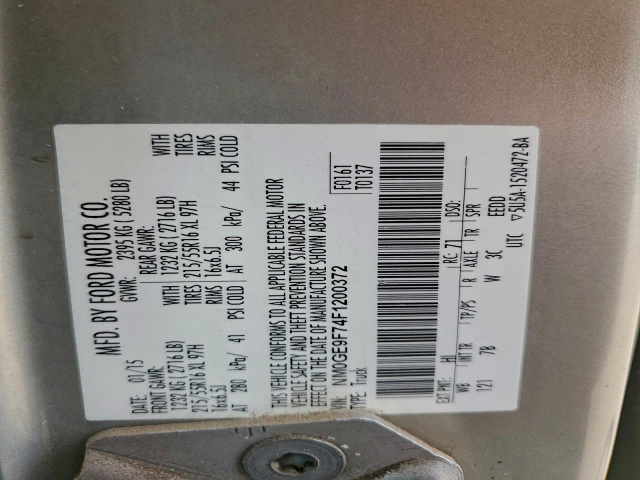 FORD TRANSIT CONNECT XLT