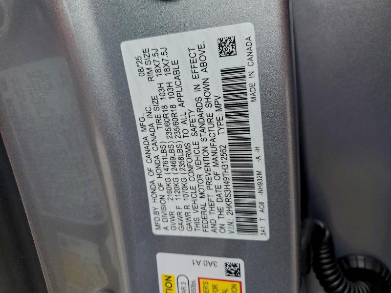 2026 HONDA CR-V EX #3309522570