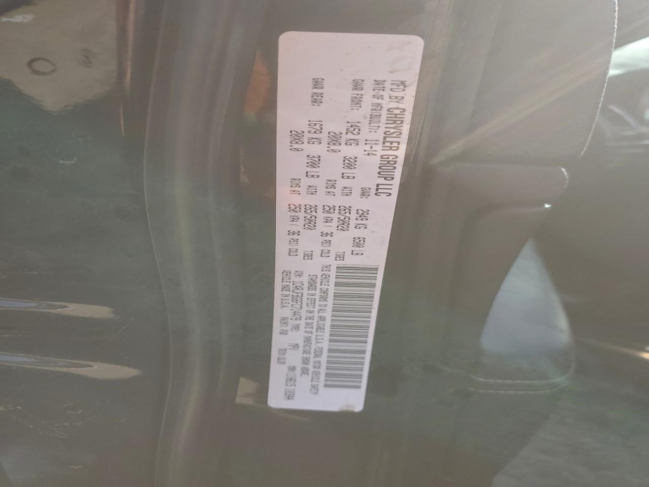 Lot #3318173417 2015 JEEP GRAND CHER