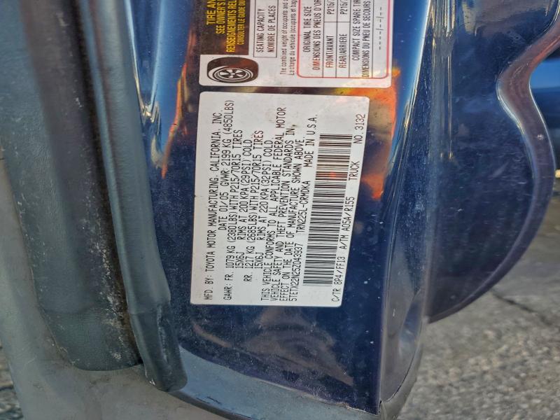 2005 TOYOTA TACOMA ACC #3305287401