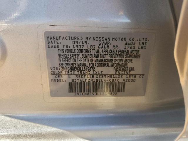 2020 NISSAN VERSA SV #3316912118