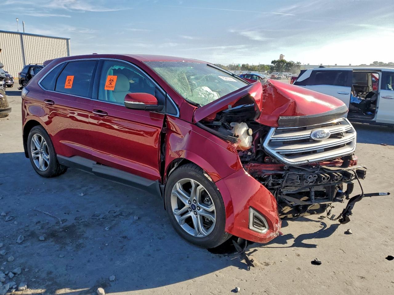Lot #3308467308 2018 FORD EDGE TITAN