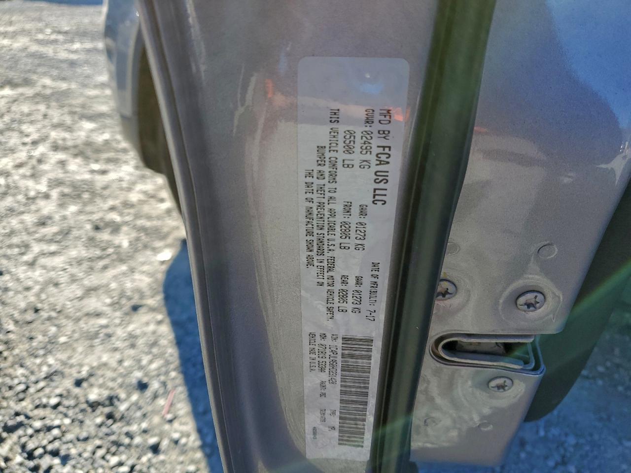 Lot #3316013788 2017 JEEP CHEROKEE S