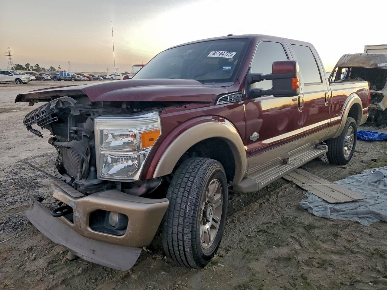 Lot #3318022374 2012 FORD F250 SUPER